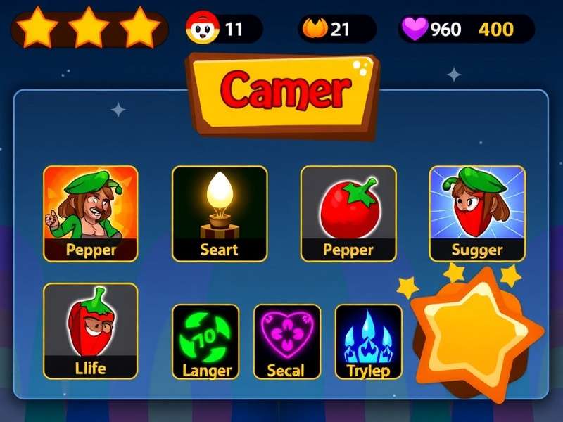 Pepper Power Star gameplay screenshot